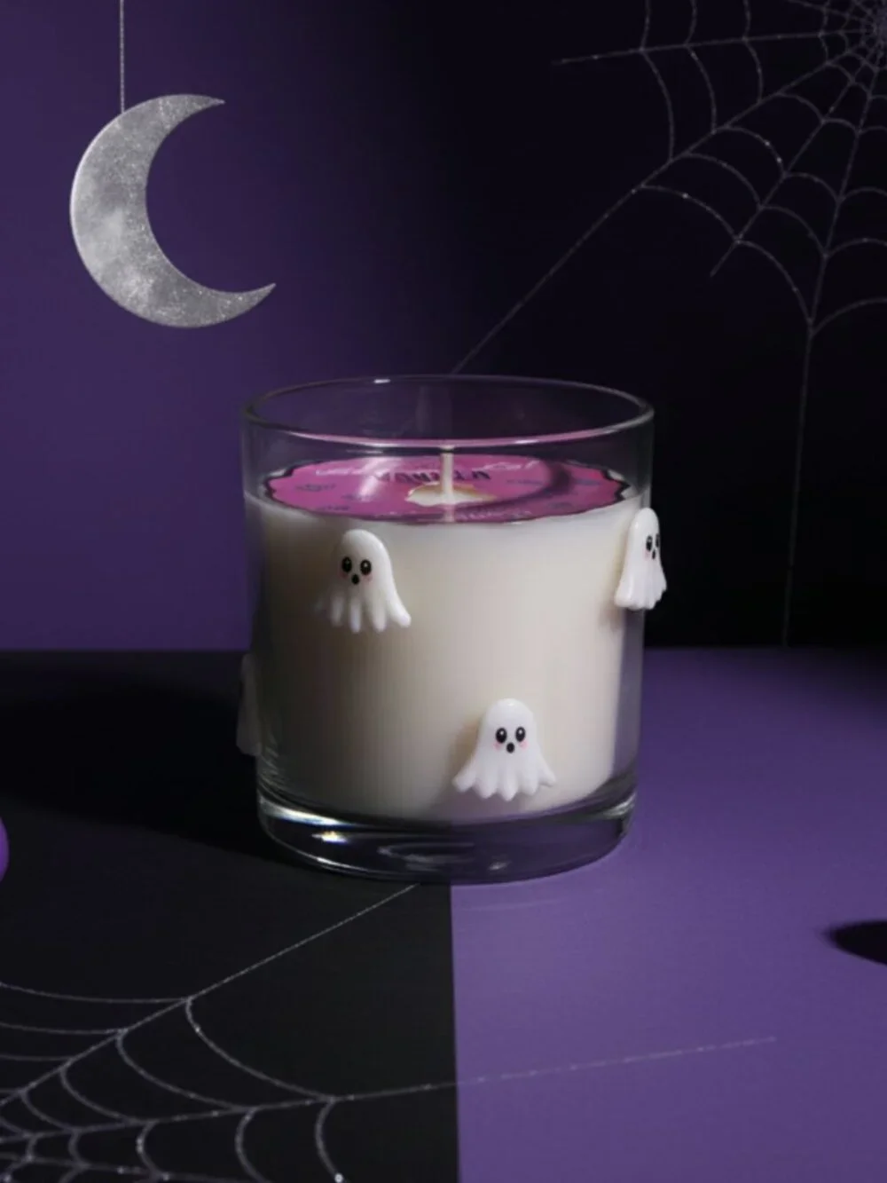 Boo‑La‑La Vanilla Scented Candle • Cute Ghost • 7 oz